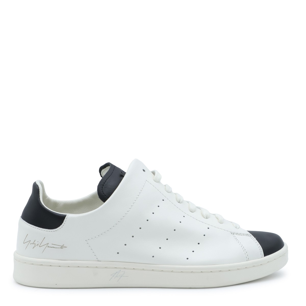 OFF WHITE AND BLACK LEATHER DIAGONAL...