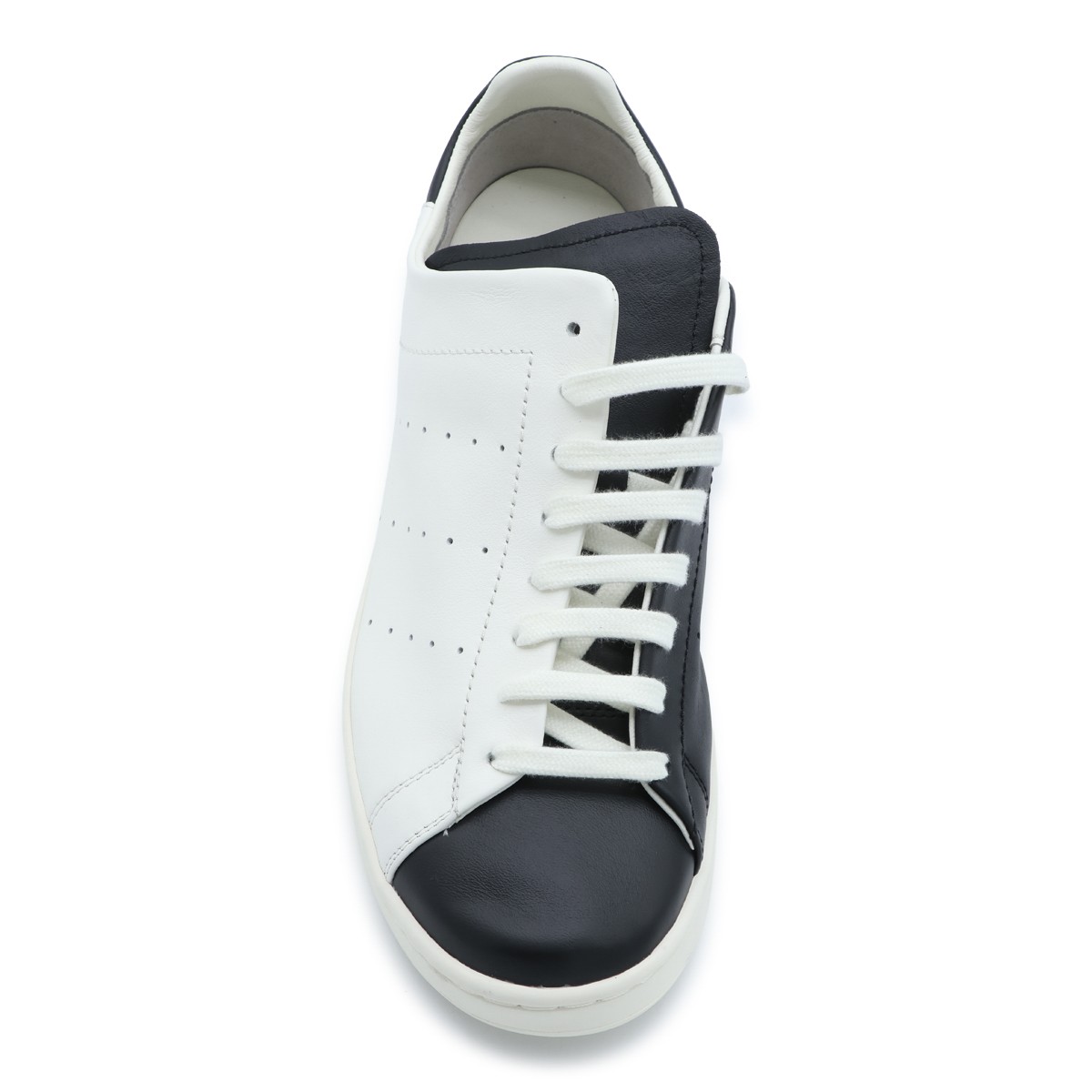 OFF WHITE AND BLACK LEATHER DIAGONAL...
