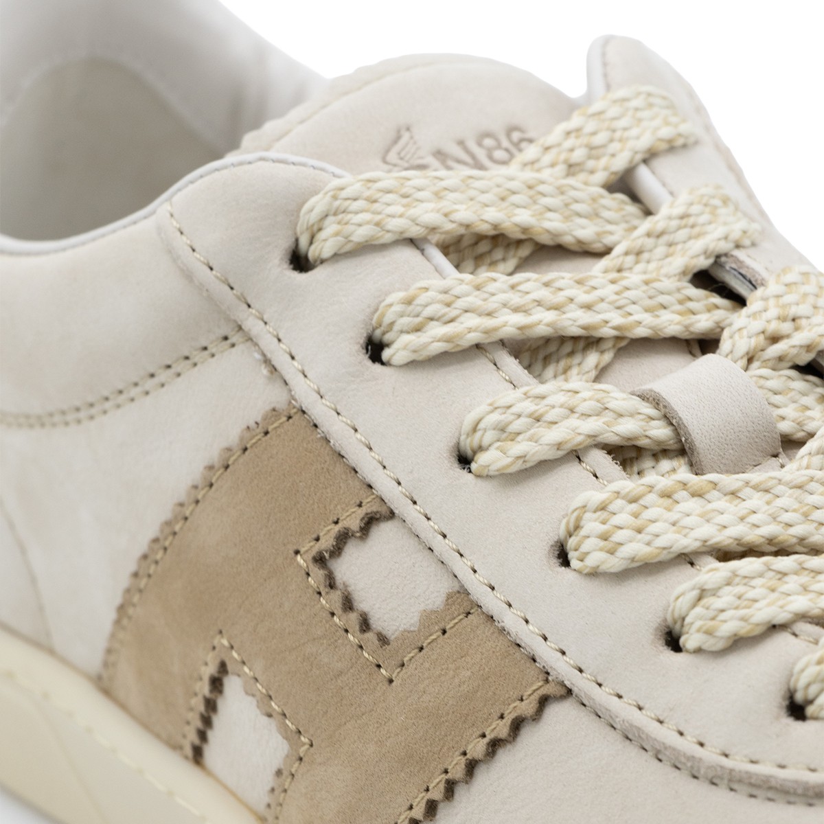 BEIGE LEATHER COOL SNEAKERS