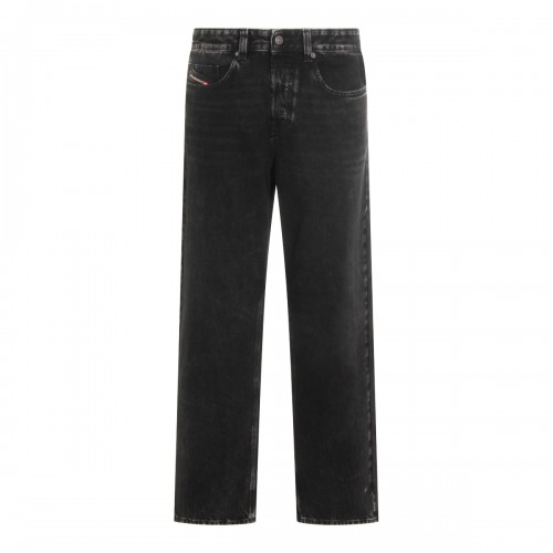 BLACK COTTON JEANS