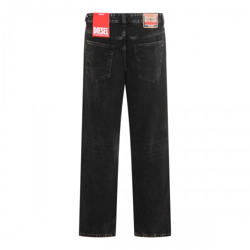 BLACK COTTON JEANS