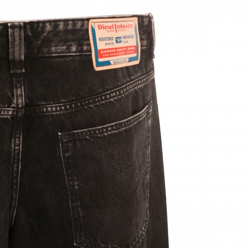 BLACK COTTON JEANS