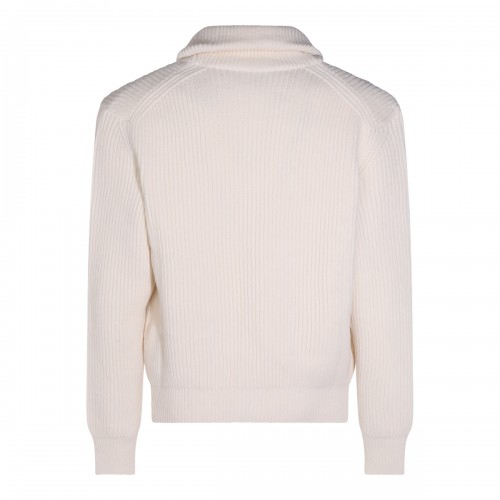 IVORY WOOL CARDIGAN
