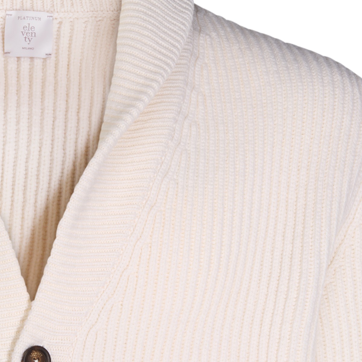 IVORY WOOL CARDIGAN