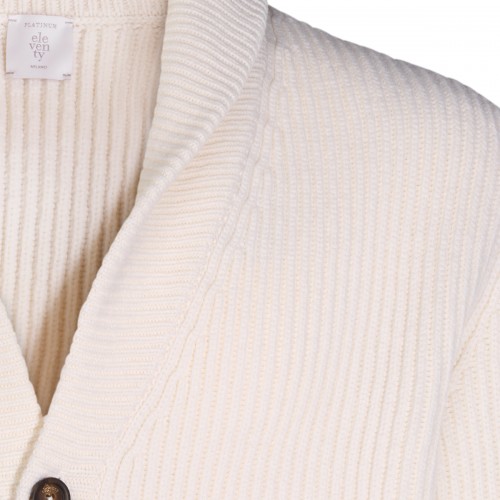 IVORY WOOL CARDIGAN