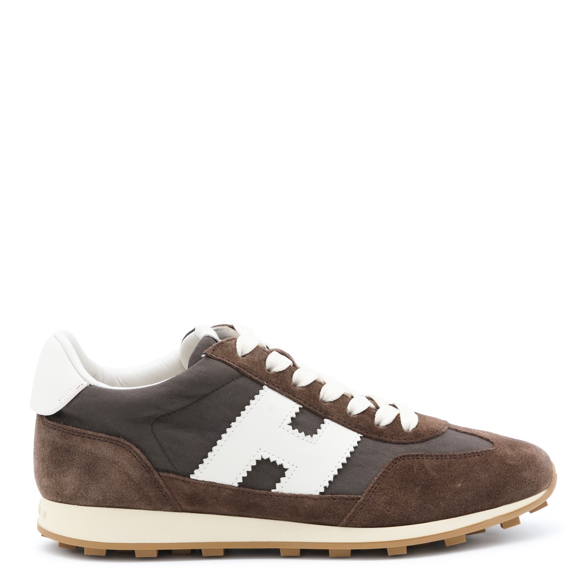BROWN SUEDE AHTLETIC SNEAKERS