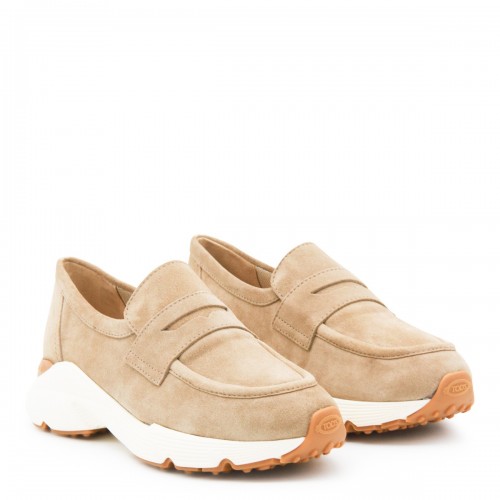 LIGHT TOBACCO LEATHER LOAFERS 2
