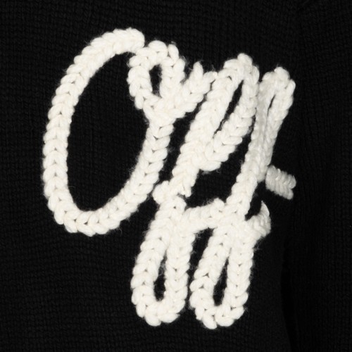 BLACK WOOL SWEATER