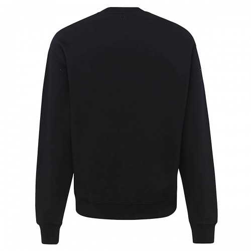 BLACK COTTON SWEATSHIRT 2