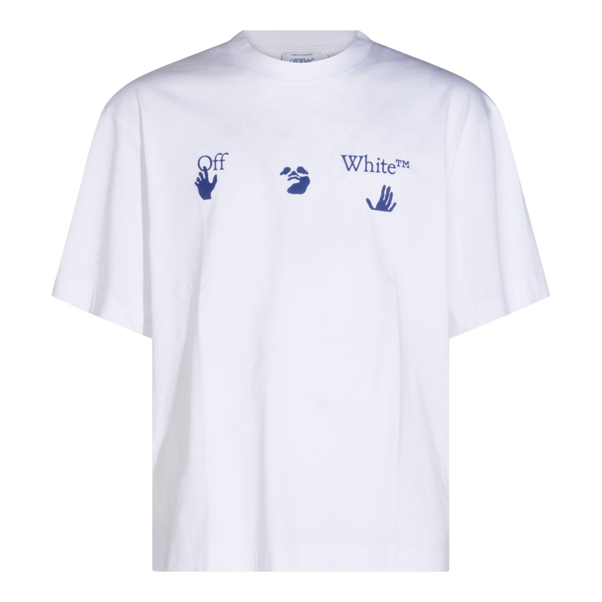WHITE COTTON CLOUDY ARROW T-SHIRT