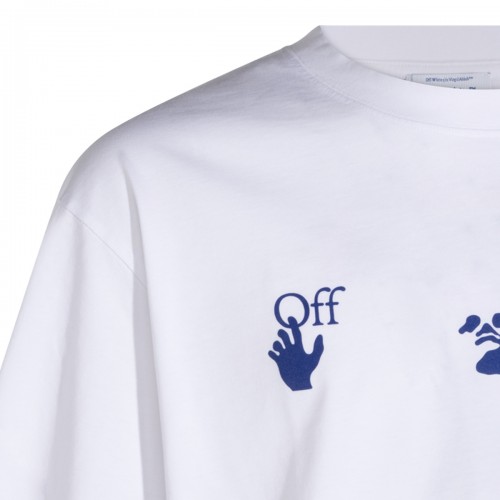 WHITE COTTON CLOUDY ARROW T-SHIRT