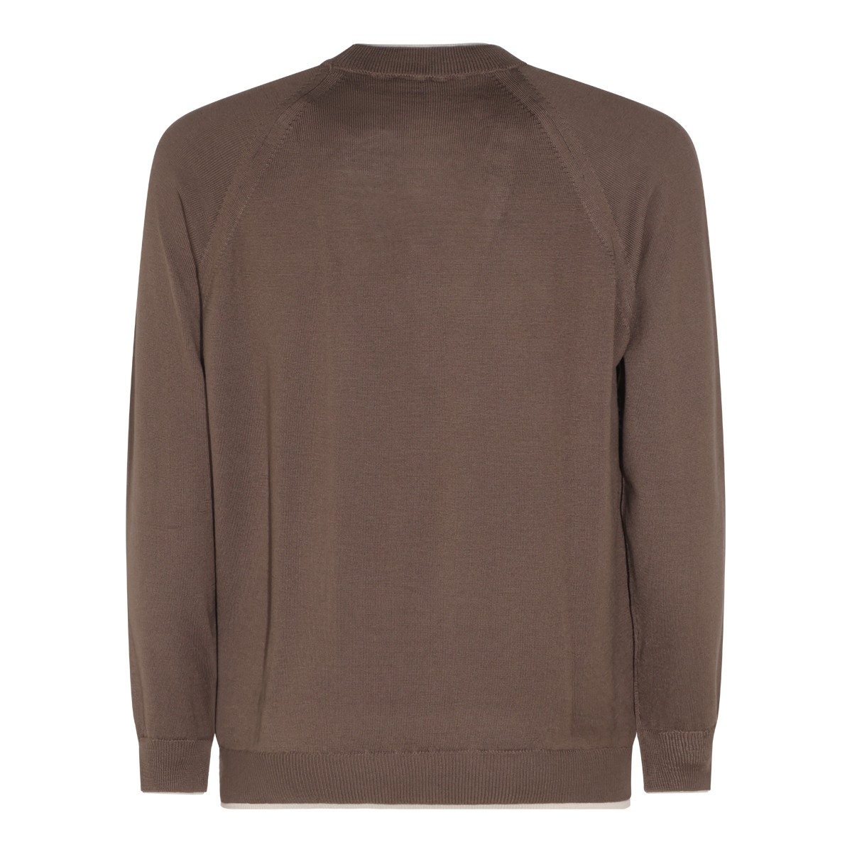 BROWN WOOL JUMPER