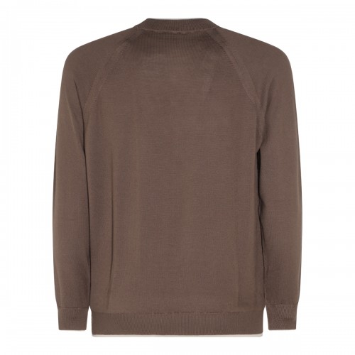 BROWN WOOL JUMPER