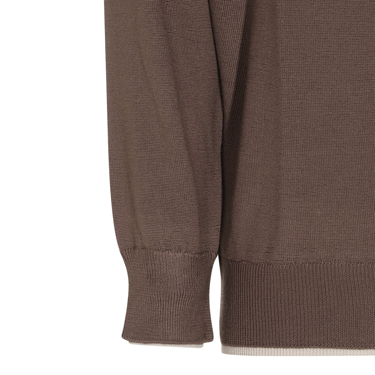 BROWN WOOL JUMPER