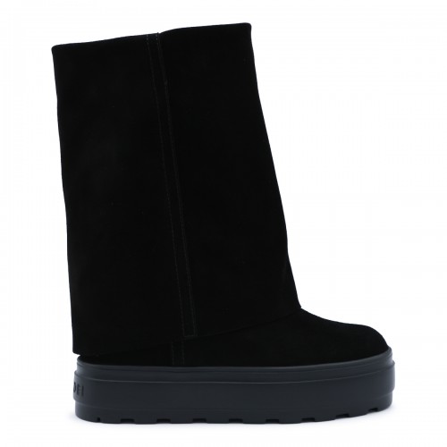 BLACK LEATHER BOOTS