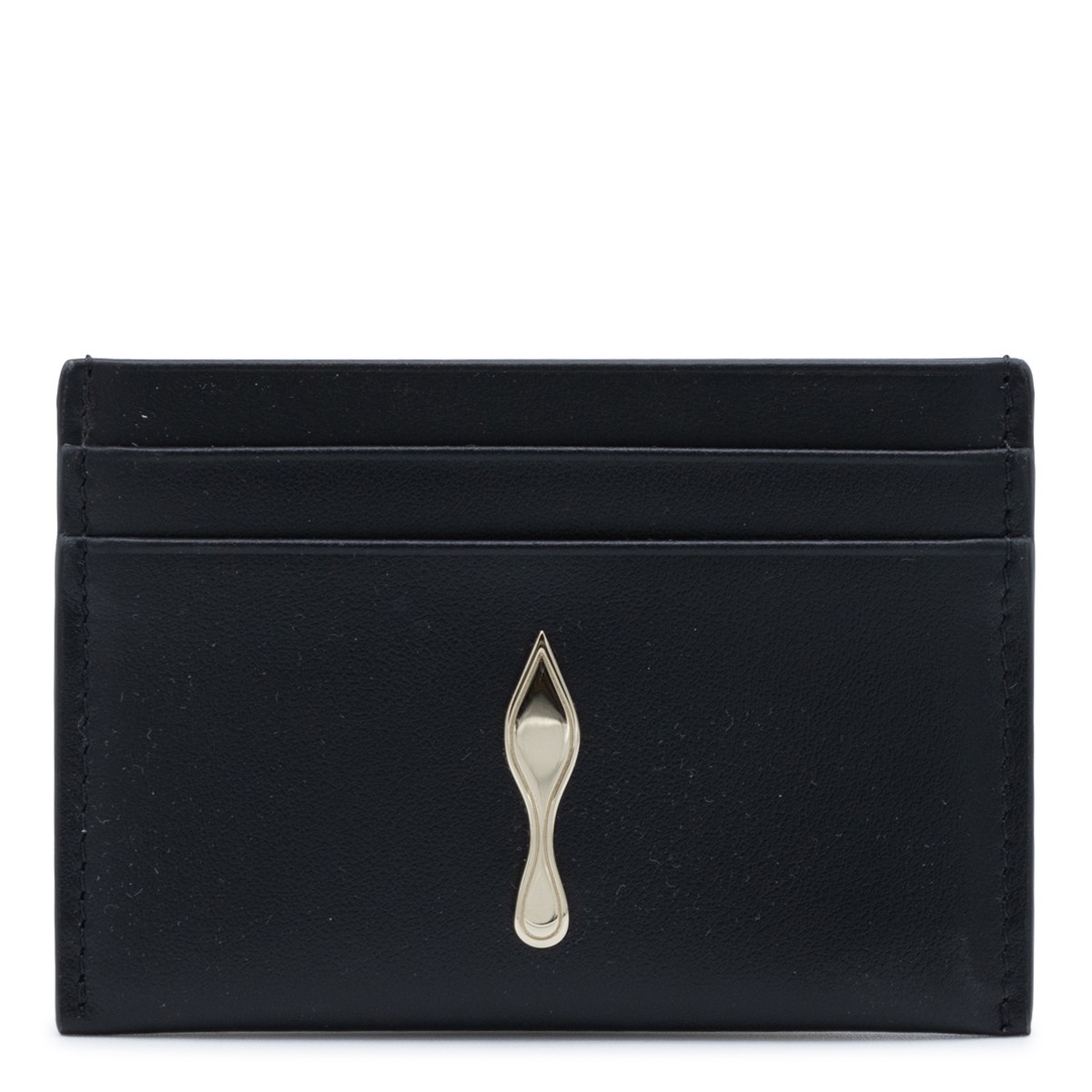 BLACK LEATHER CARD HOLDER