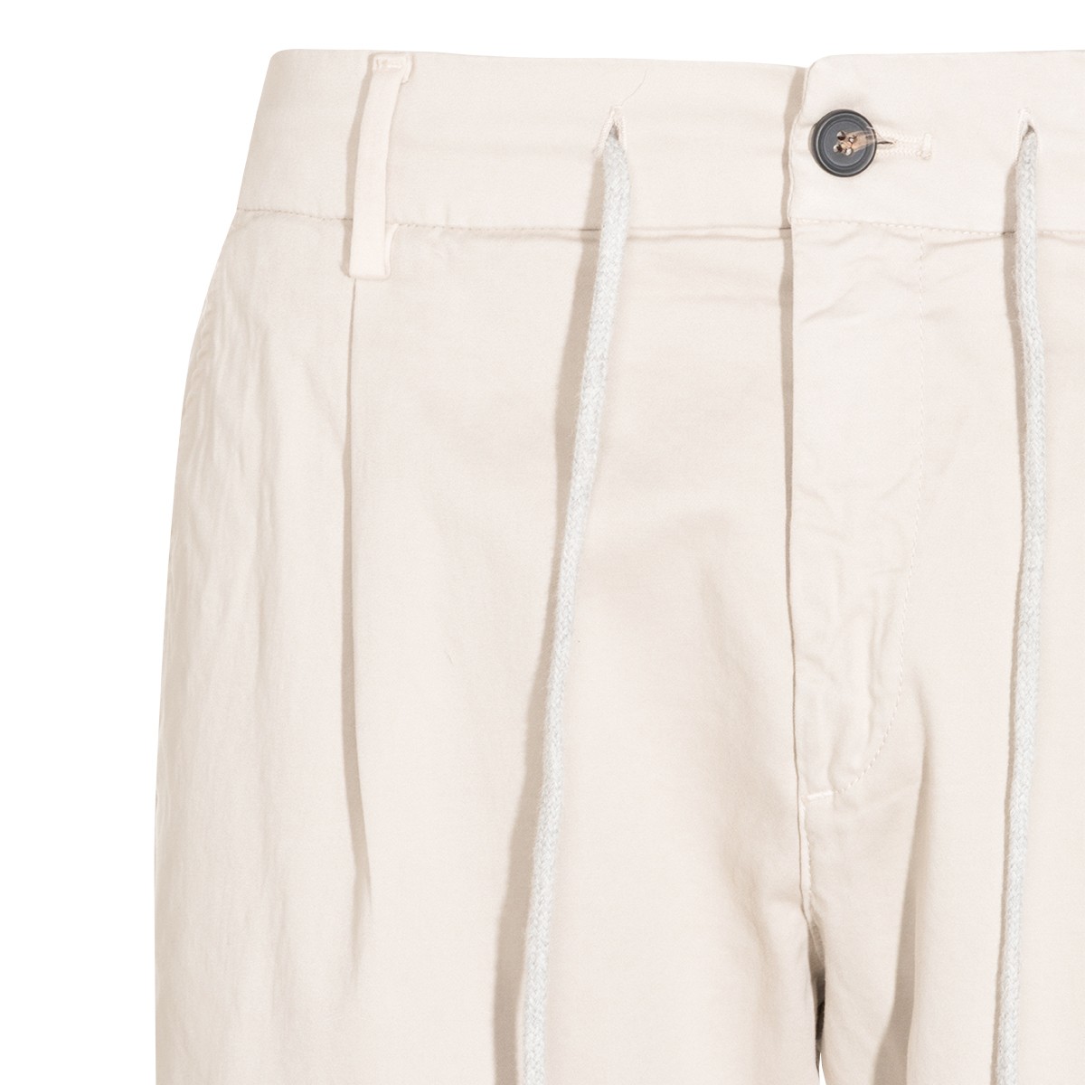 WHITE COTTON PANTS