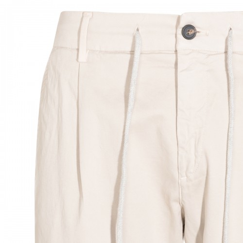 WHITE COTTON PANTS