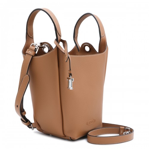 DARK BROWN LEATHER APA MINI SATCHEL