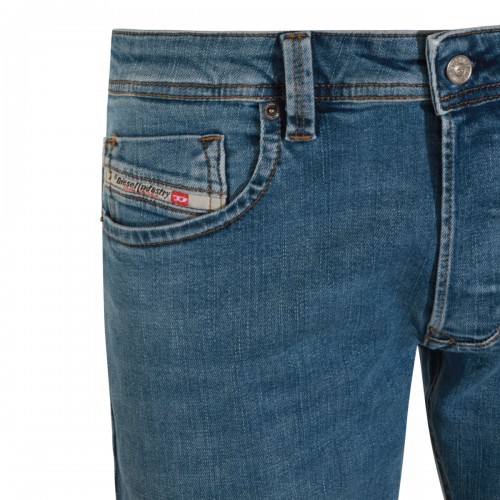 LIGHT BLUE COTTON LARKEE JEANS