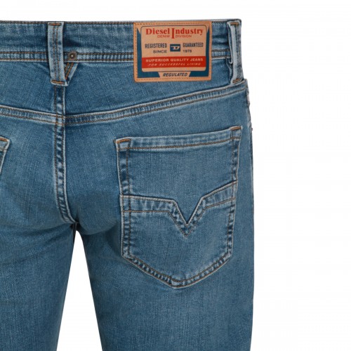 LIGHT BLUE COTTON LARKEE JEANS