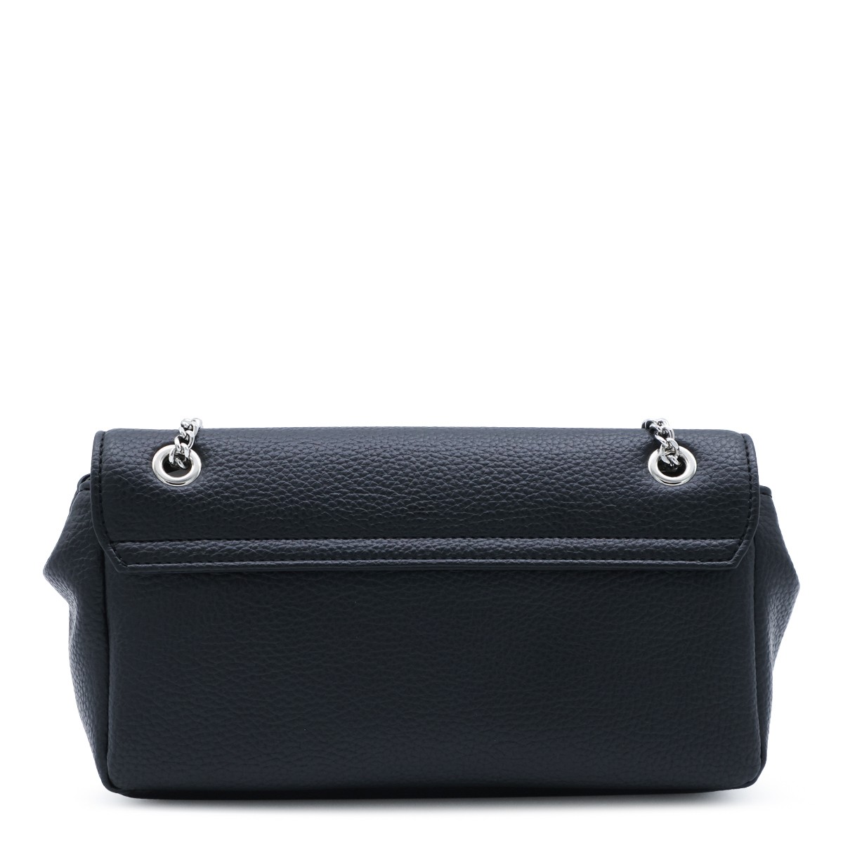 BLACK CHAIN ORB SHOULDER BAG
