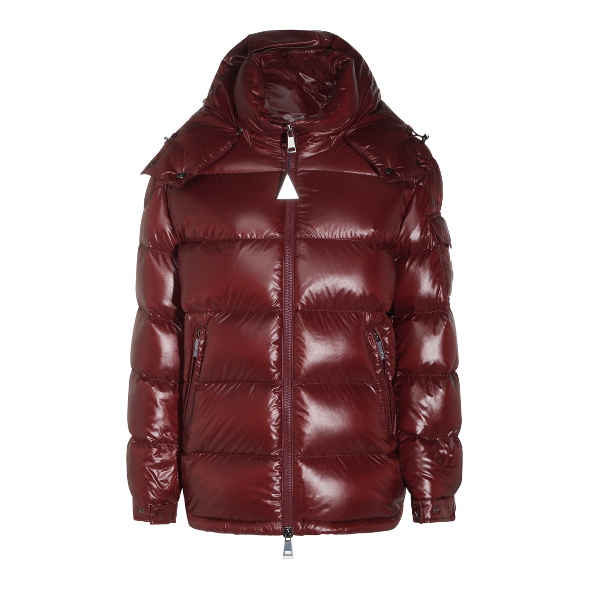 BURGUNDY PUFFER MAIRE DOWN JACKET