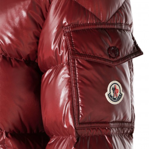 BURGUNDY PUFFER MAIRE DOWN JACKET