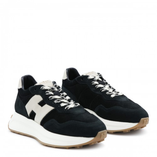 BLACK SUEDE H641 SNEAKERS 2