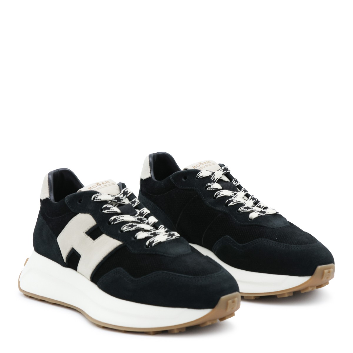 BLACK SUEDE H641 SNEAKERS