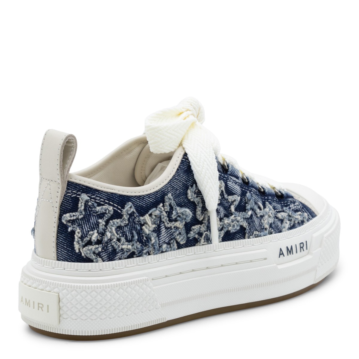 BLUE DENIM COURT LOW SNEAKERS