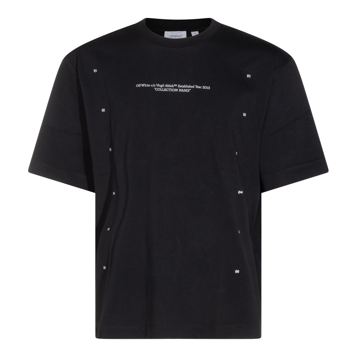 BLACK COTTON ARROW T-SHIRT