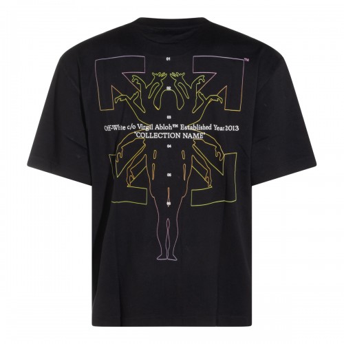BLACK COTTON ARROW T-SHIRT