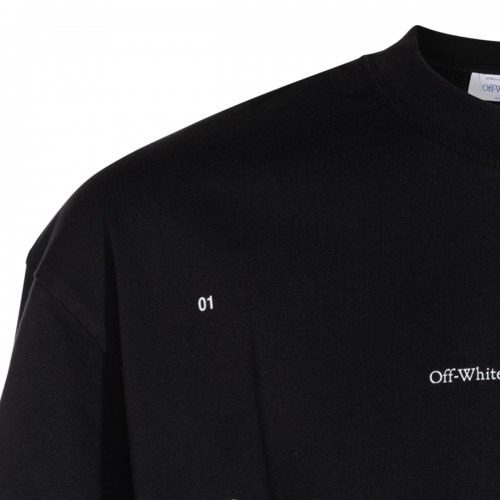 BLACK COTTON ARROW T-SHIRT