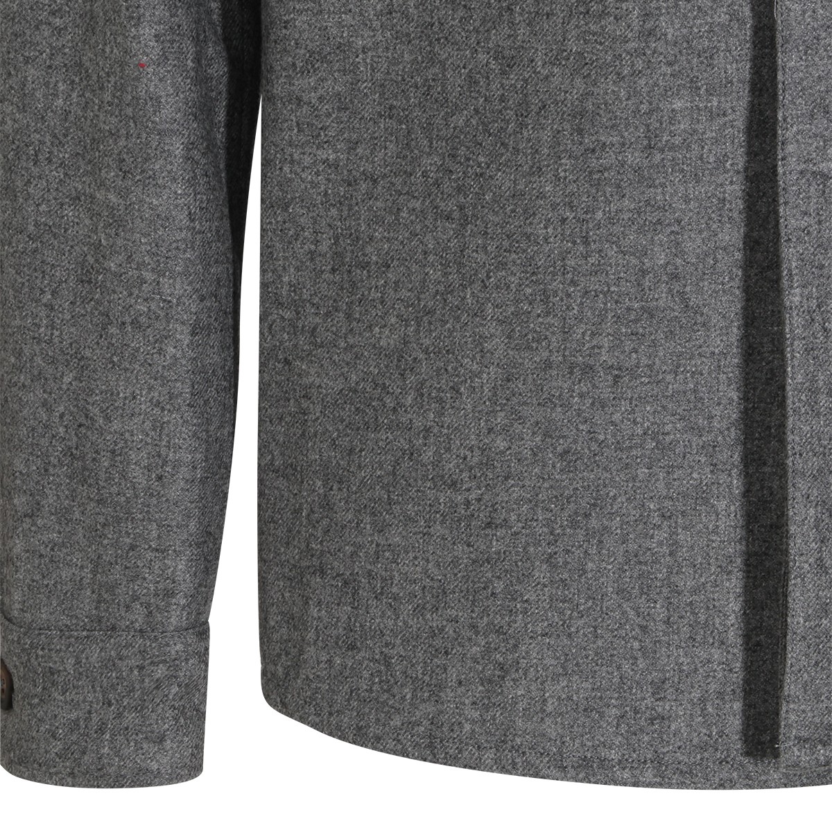GREY WOOL CASUAL JACKET