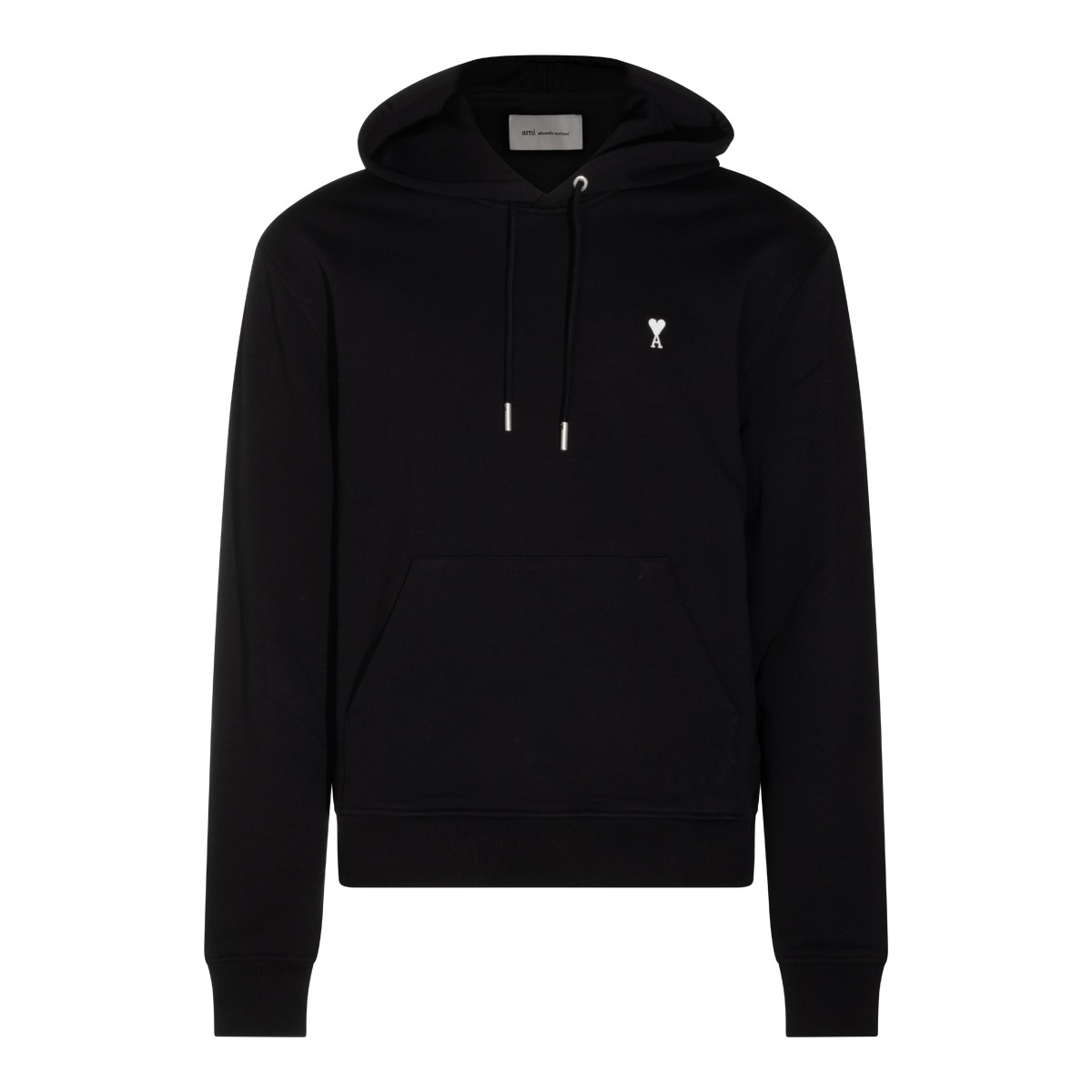 BLACK COTTON SWEATSHIRT