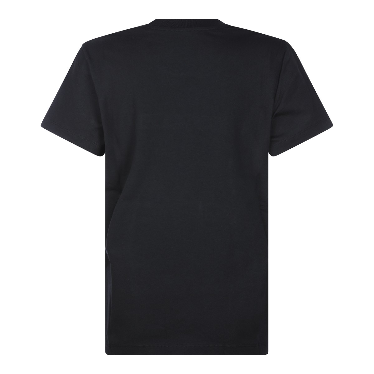 BLACK COTTON LOGO T-SHIRT
