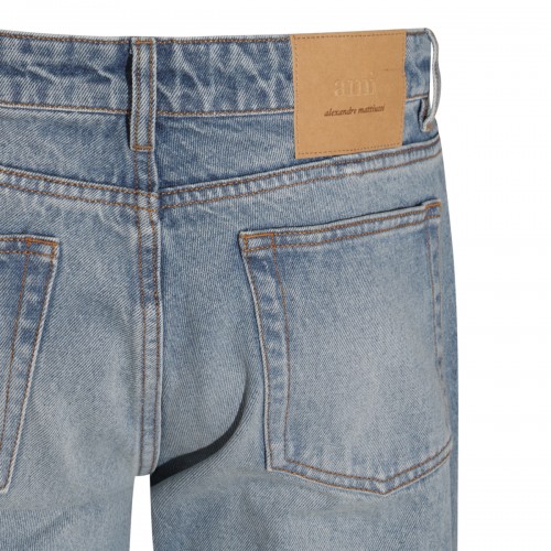 BLUE COTTON DENIM JEANS