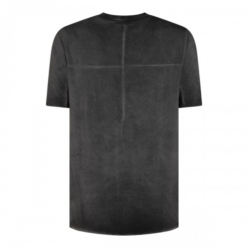 COLD GREY VISCOSE T-SHIRT