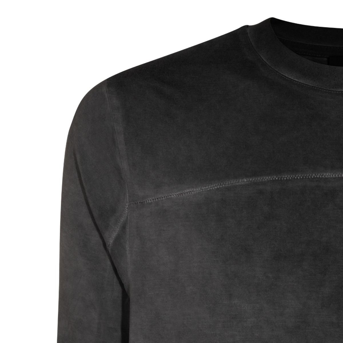 COLD GREY VISCOSE T-SHIRT
