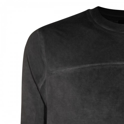 COLD GREY VISCOSE T-SHIRT