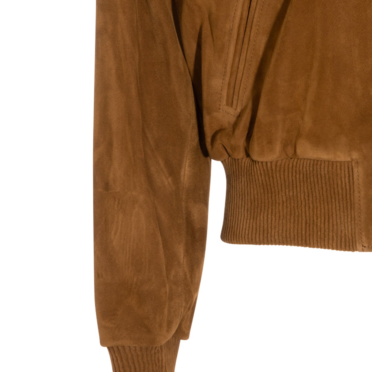 TOBACCO LEATHER AMI DE COEUR JACKET