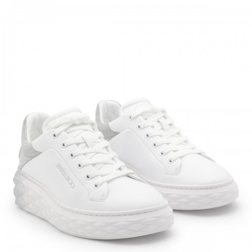 WHITE AND SILVER SNEAKERS 2