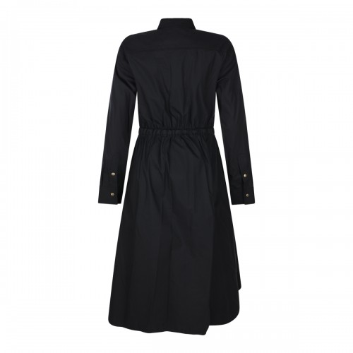 BLACK COTTON BLEND KNEE... 2