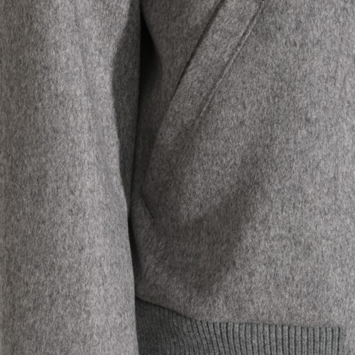 GREY WOOL CASUAL JACKET