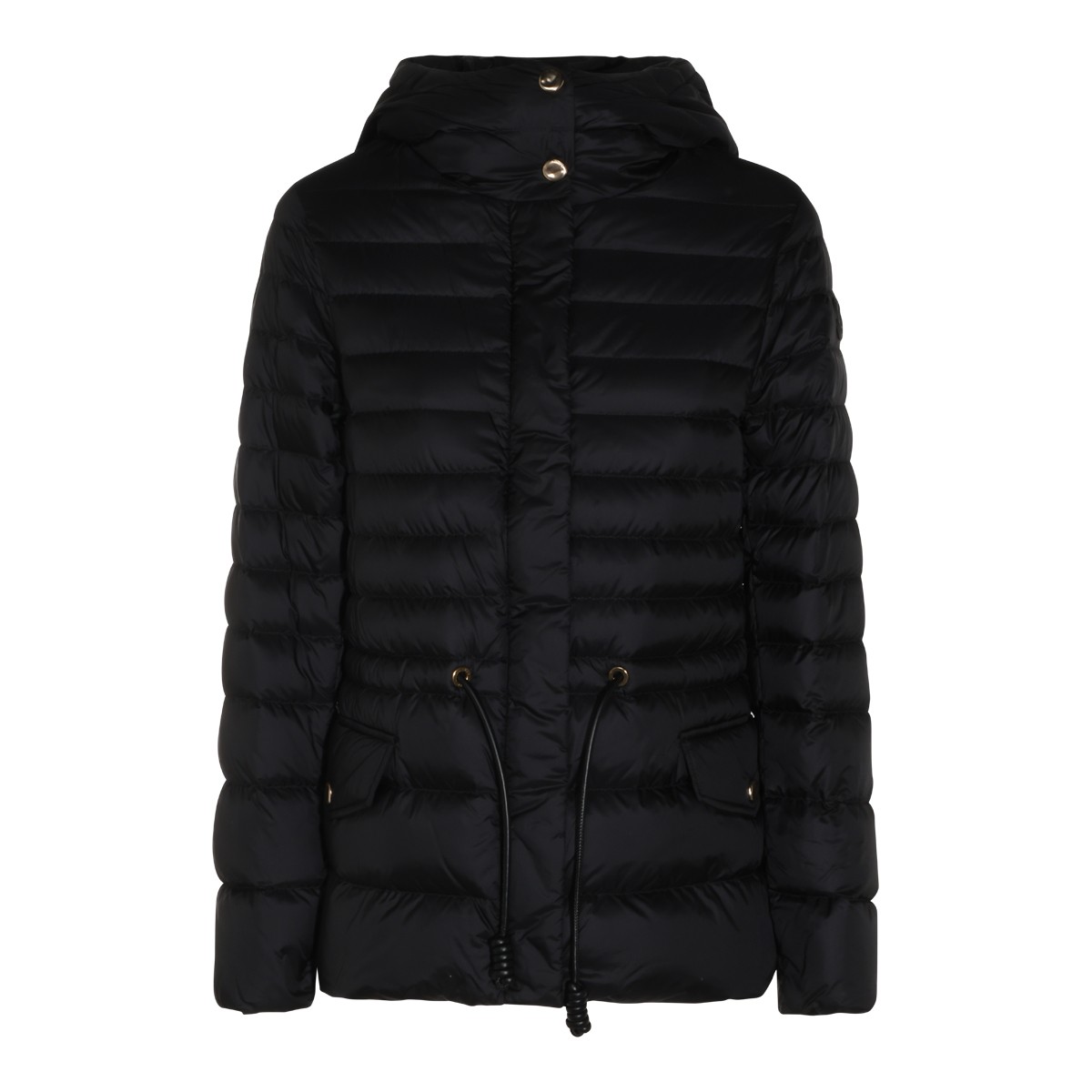 BLACK PUFFER RAIES DOWN JACKET