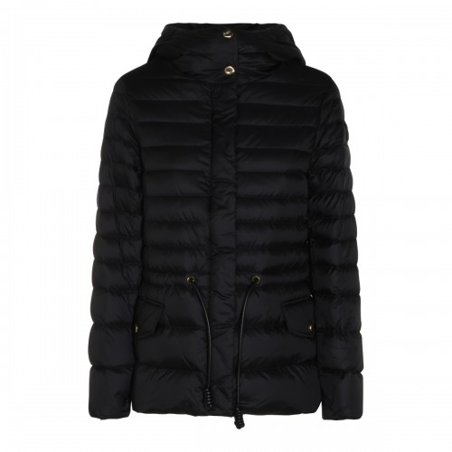 BLACK PUFFER RAIES DOWN JACKET