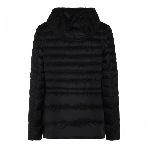 BLACK PUFFER RAIES DOWN JACKET
