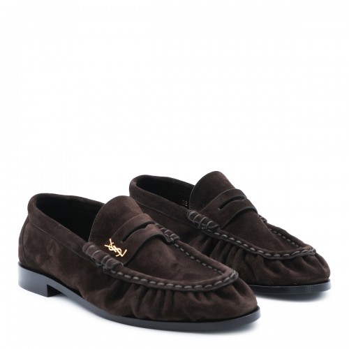 BROWN LEATHER LOAFERS