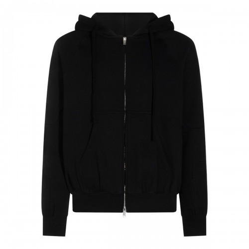 BLACK COTTON SWEATSHIRT